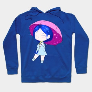 Cute chibi with umbrella Hoodie